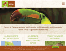 Tablet Screenshot of napurtours.de
